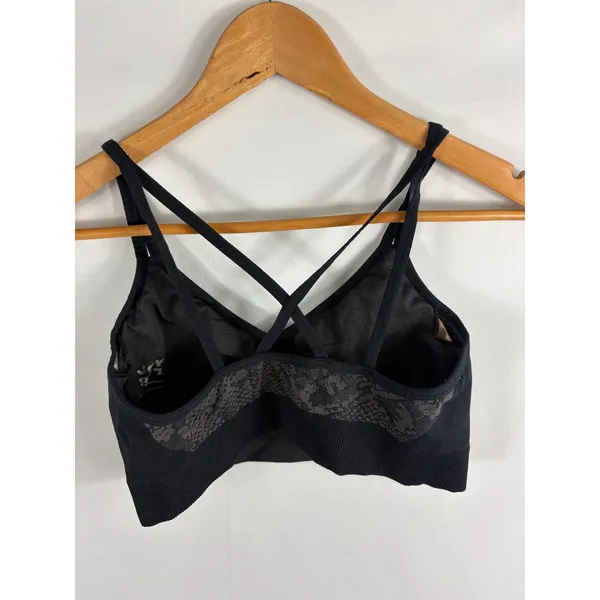 Joy Lab Snakeskin Print Bra Size Small Gray - Image 2