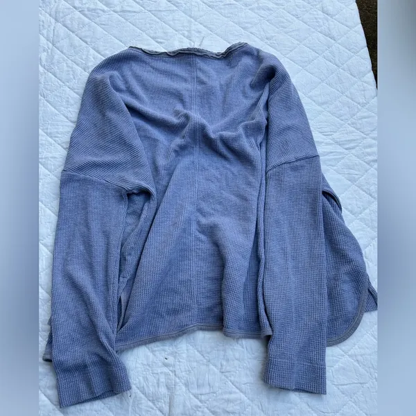Anthropologie Women’s Blue Long Sleeve Top - Image 5