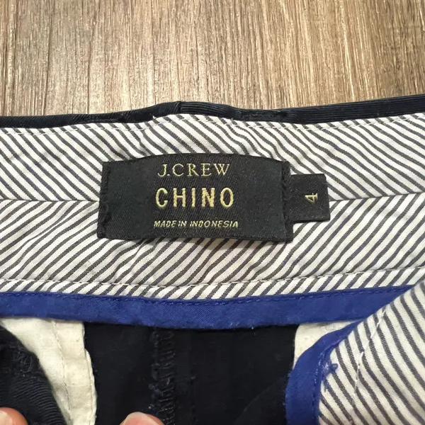 J.Crew Navy Blue Chino Shorts - Image 5