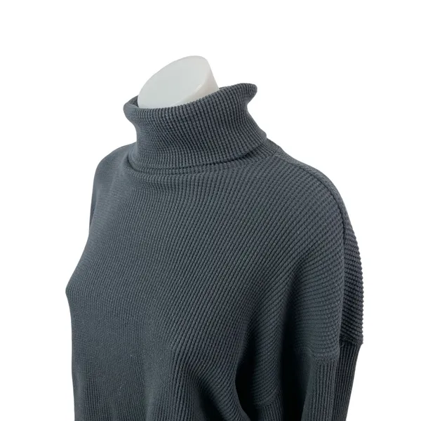 Abercrombie & Fitch Womens Black Turtleneck Long Sleeve Sweatshirt Sweater Top M - Image 2