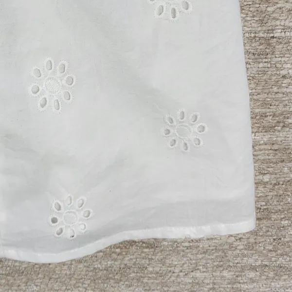 Princess Polly Besiana Broderie Anglaise Mini Sundress Sz 10 White Eyelet Ruffle - Image 11