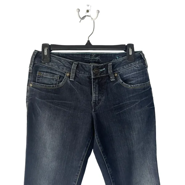 Silver‎ Jeans Women's Size 26 Aiko Capri Dark Wash Western Jeans - Image 2