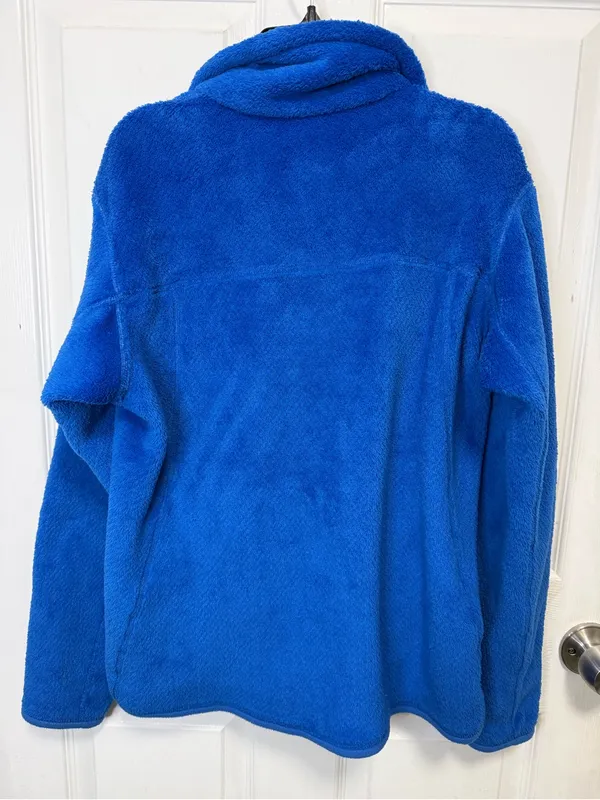 Patagonia Women’s Royal Blue Zip-Up Fleece Pullover - Image 6