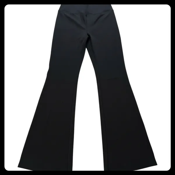 Yogalicious Lux Mia Flare Women S Black High Waist Seamed Yoga Pants - Image 6