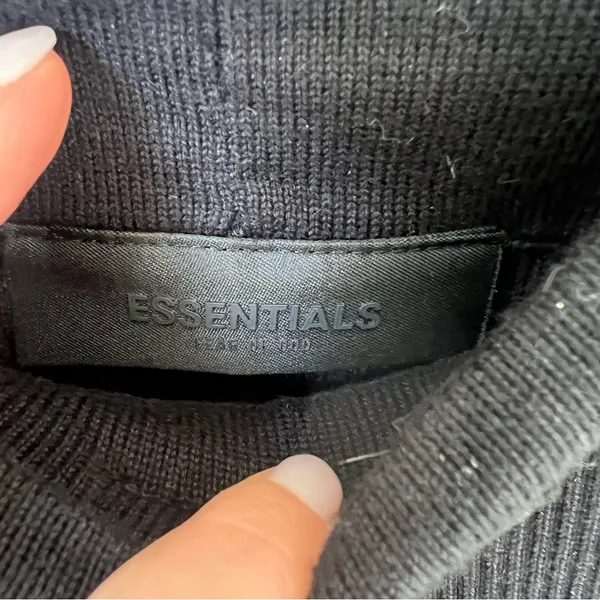 New Fear Of God Essentials Ribbed Legging in Black - Image 6