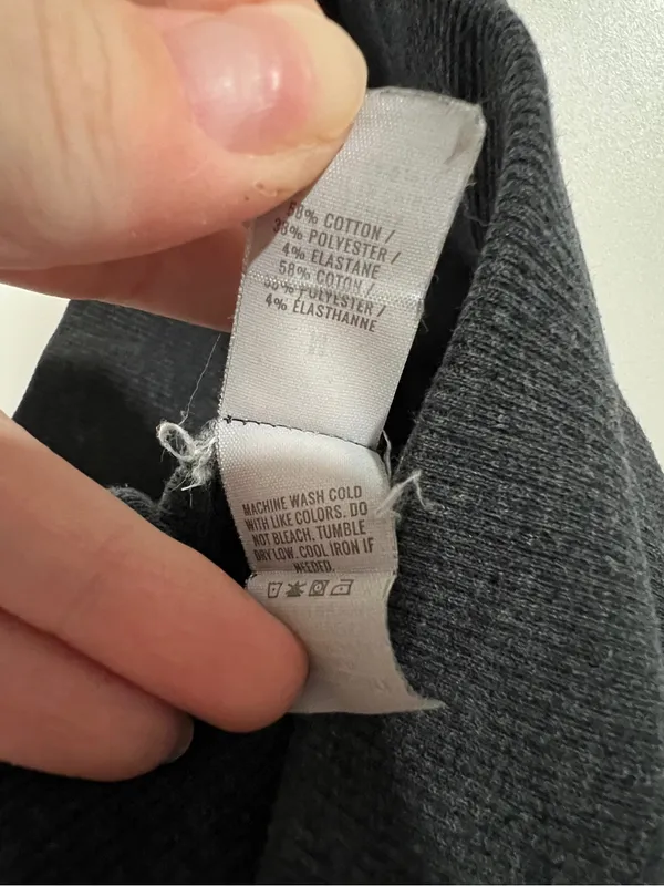 Aerie Ribbed Super Flare Pants Dark Gray Size Medium Loungewear - Image 5