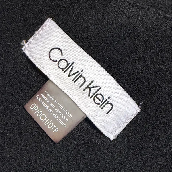 Calvin Klein Womens Black Asymmetrical Cape Sheath Dress Petite 0P CD8C1664 - Image 5