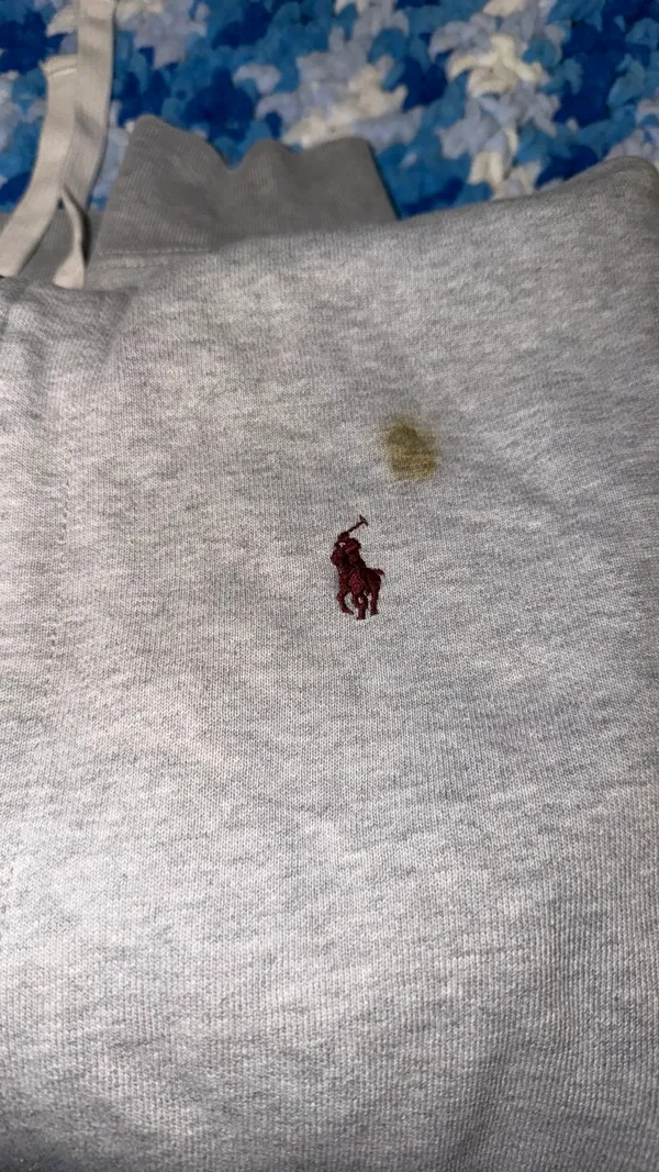 Ralph Lauren Gray Zip Up Hoodie - Image 2