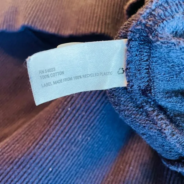Gap 1969 spell out ombré navy zip up hoodie - Image 5