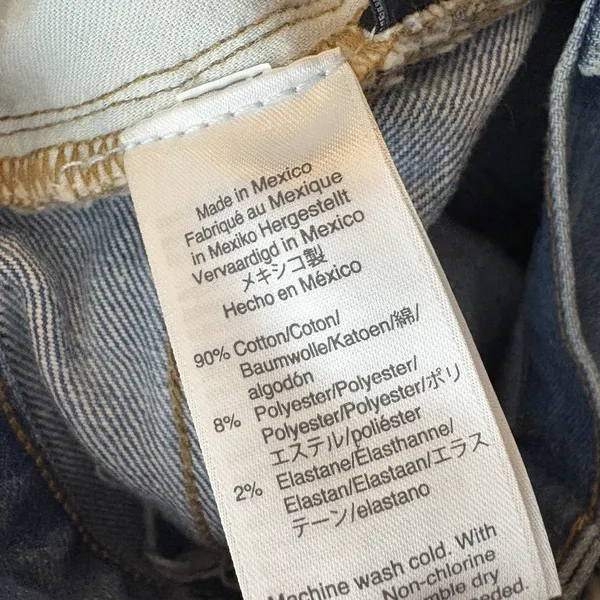 Madewell The Dad Jeans Blue Classic Relaxed Straight Size 28 Tailored Waist - Image 5