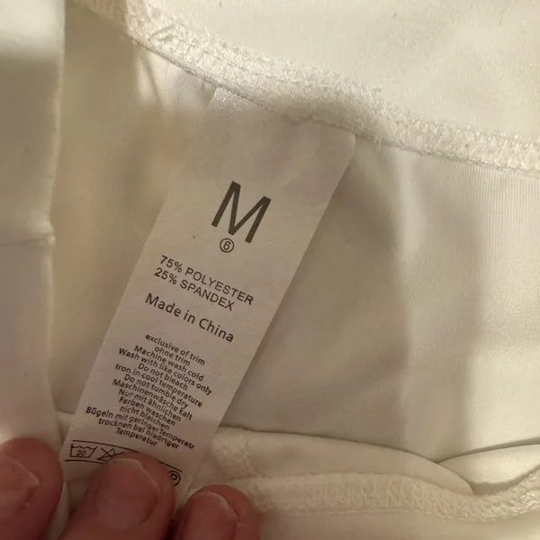 Women's White High-Waisted Shorts NWOT - Image 2
