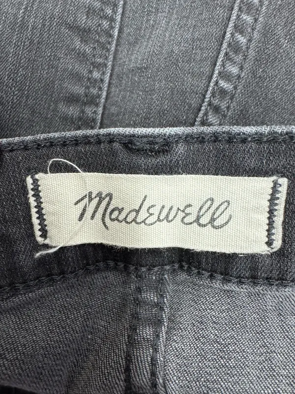 Madewell Black Button Fly 10” High-Rise Skinny Jeans Size 32 - Image 6