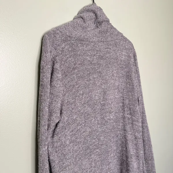 Barefoot Dreams CozyChic Lite Circle Cardi Cardigan Sweater Grey Large/XL - Image 4