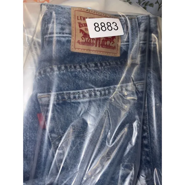 Levi's Shorts‎ 24 High Waisted Mom Women's Jean Jorts High Rise Blue - Image 11