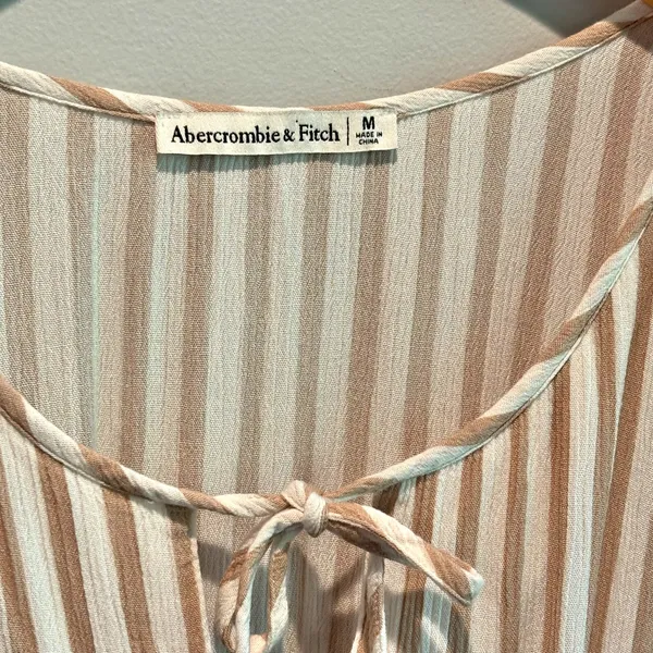 Abercrombie & Fitch Easy Waist Striped Mini Dress - size Medium - Image 2