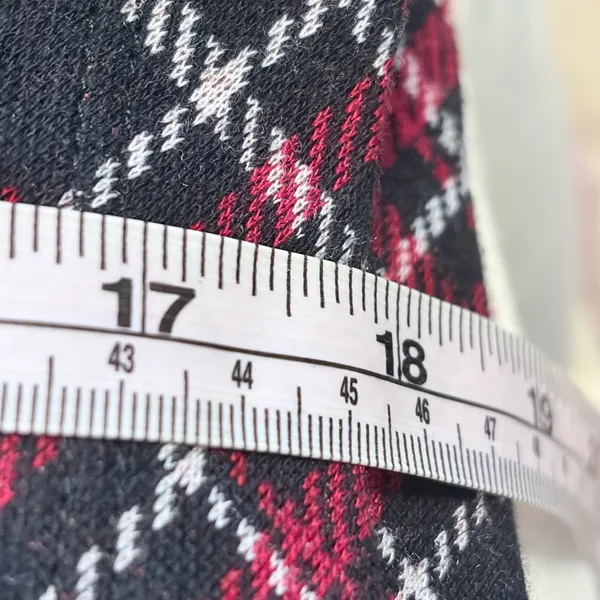 Free People Plaid A-Line Mini Skirt Red & Black Size Large NWT - Image 6