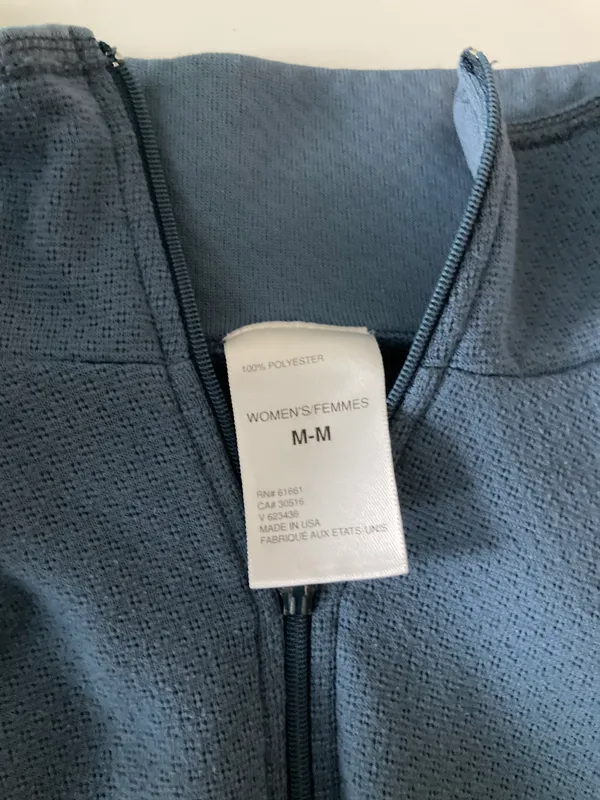Vintage Granola Blue Quarter Zip Long Sleeve - Image 4