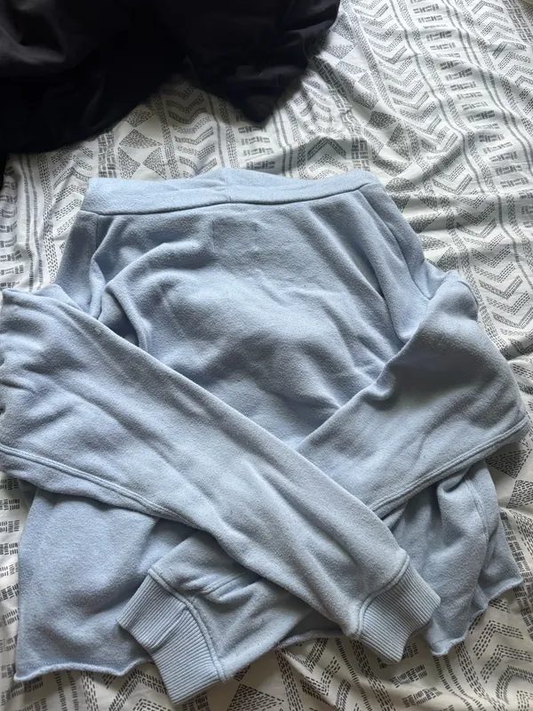 American Eagle Cropped Hoodie - Image 3
