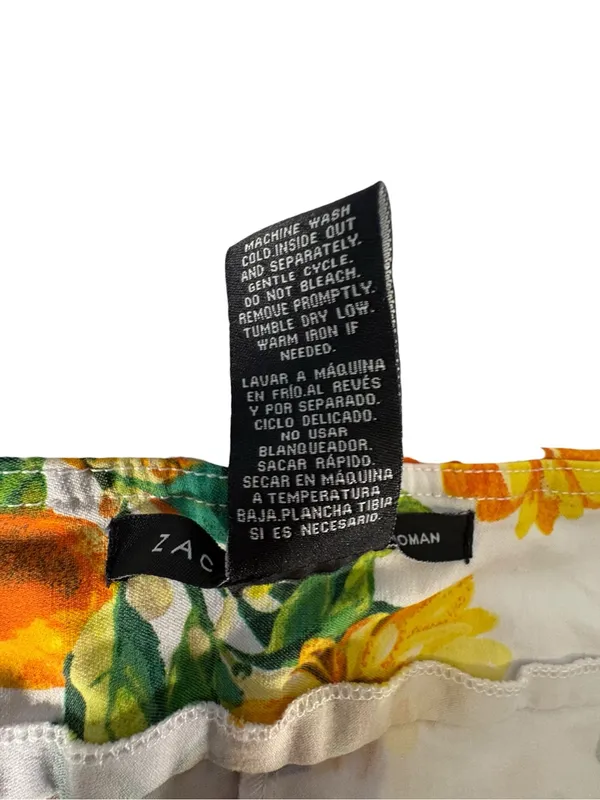 Zac & Rachel 22W Citrus Fruit Floral Polka Dot Pull On Skort Golf Resort Plus - Image 6
