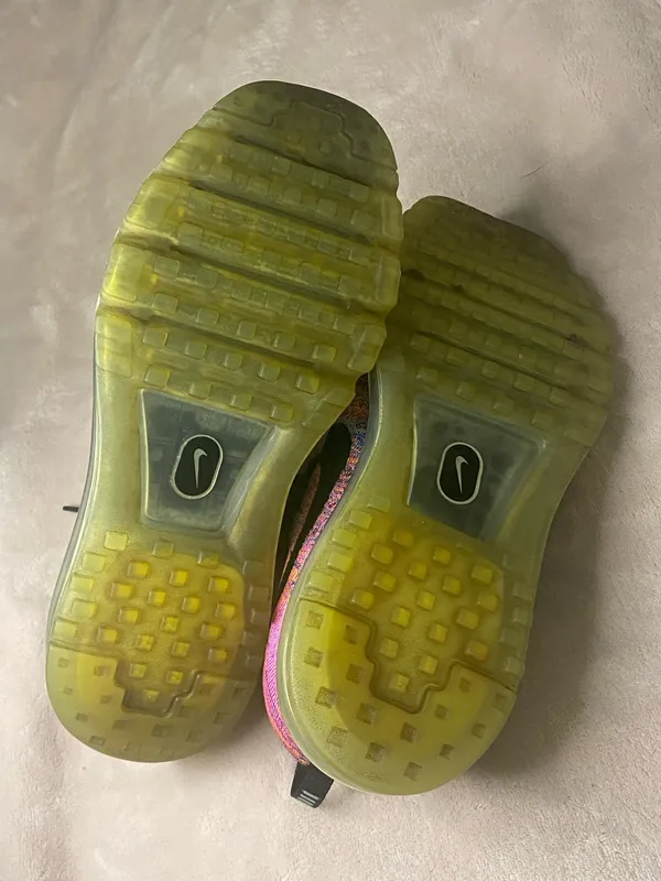 Nike Women's Flyknit Air Max Multicolor Running Shoes Sneakers Size 7 - Image 6