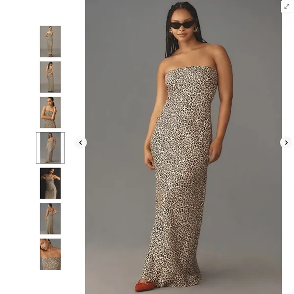 Anthropologie The Fleur Strapless Satin Maxi Slip Dress - Image 5