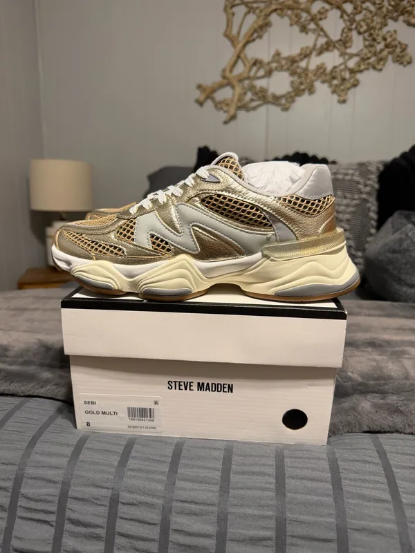 Steve madden NEW Sebi sneakers size 8 - Image 3