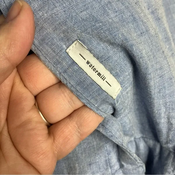 Anthropologie The Blue‎ Shirt Shop watermill Jumpsuit size small - Image 8