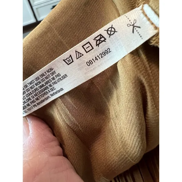 Free People‎ “So Slick” Cargo Pants Size S Brown Slouchy Pocket Pants - Image 10