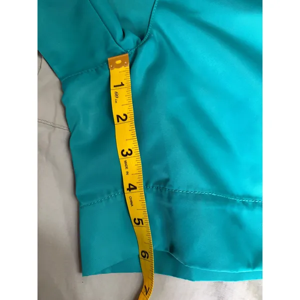 Free People FP Movement The Way Home Shorts Teal Blue Smocked Waist Small NEW‎ - Image 5