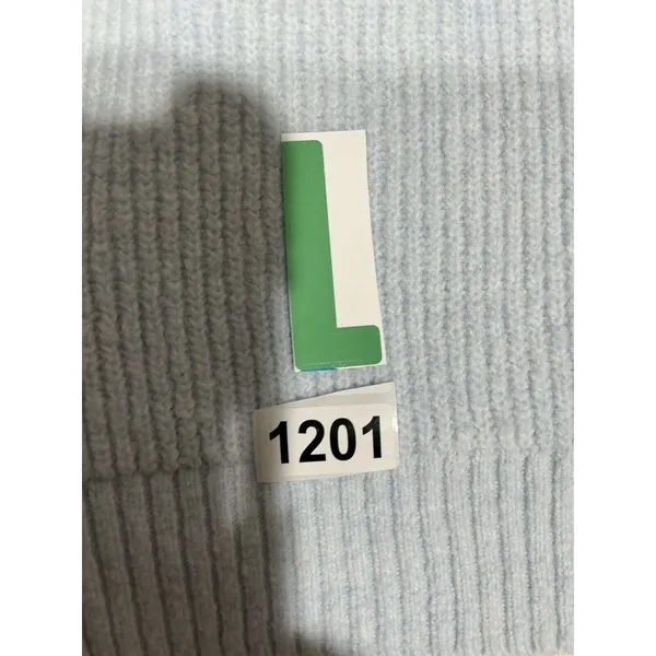 Woman’s H & M Medium Blue Pullover Chunky Long Sleeve Sweater - Image 7