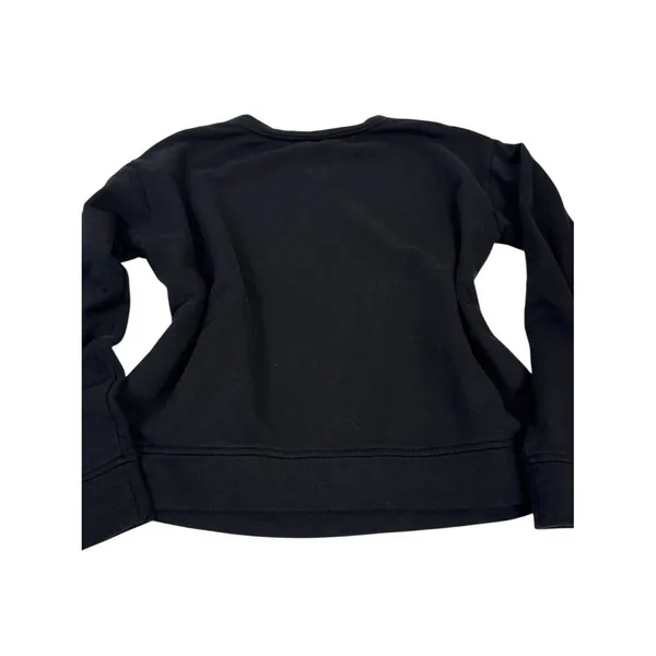 Lauren Ralph Lauren Black‎ Crewneck Sweatshirt Minimalist Pullover M/L - Image 6