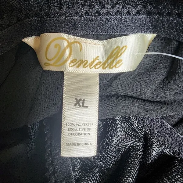 Dentelle Black Mesh Babydoll (XL) - Image 5