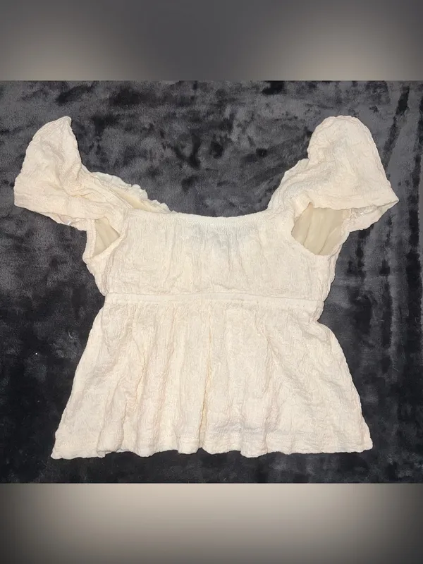 Princess Polly Kellan Cap Sleeve Top Cream Size 2 New with tag - Image 11