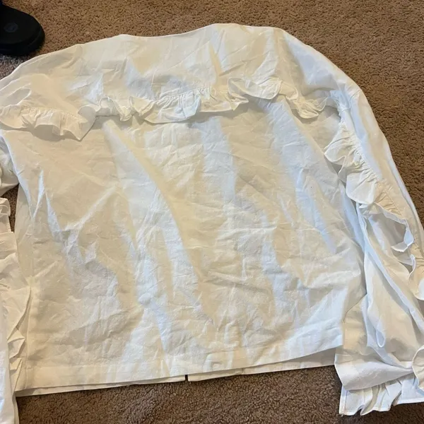 NWT‎ commense white blouse small White - Image 10