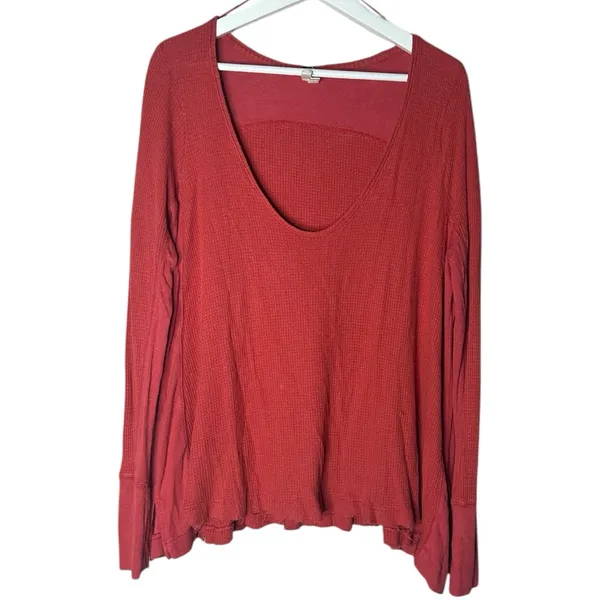 Free People Thermal long Sleeve Top Medium - Image 4
