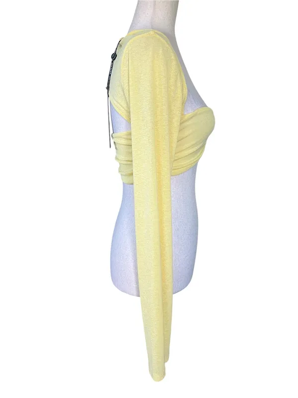 White Fox Boutique "What About Me" Long Sleeve Crop Top - Image 7