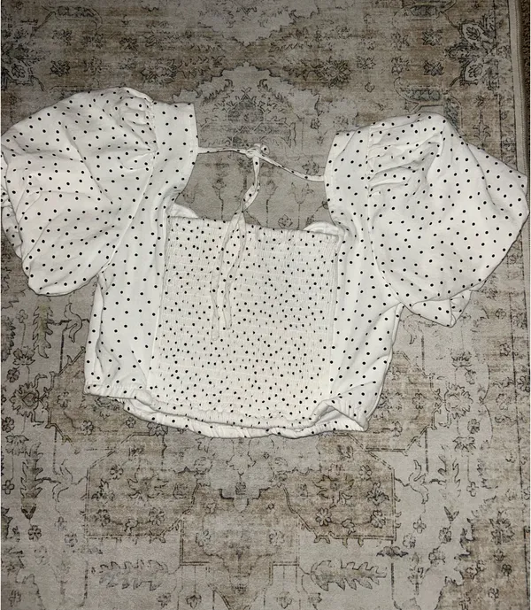 Midnight Sky polka dot top - Image 2