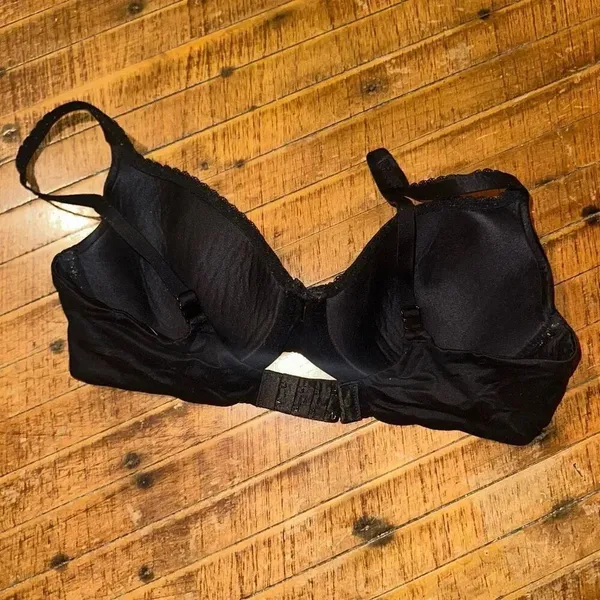 Victoria’s Secret 36D black soft Body lined Demi bra - Image 2