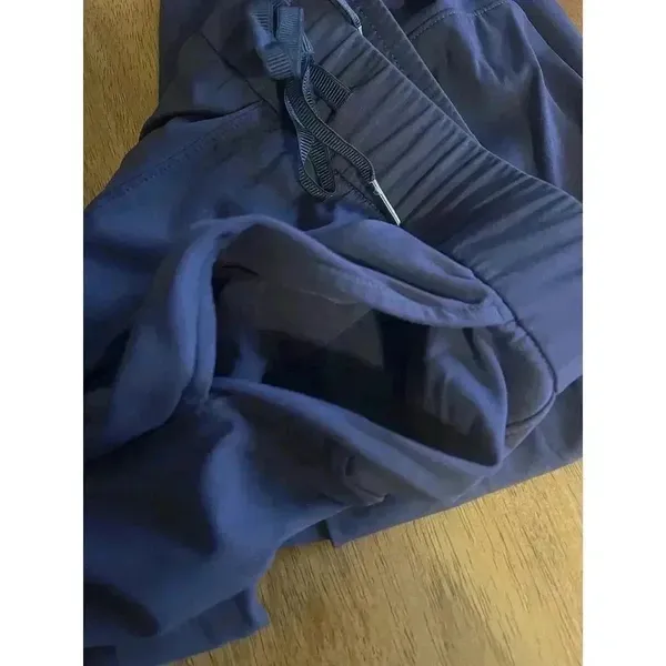 Versatile Navy Blue Drawstring‎ Joggers Athleisure Comfort Pants F21 - Image 4
