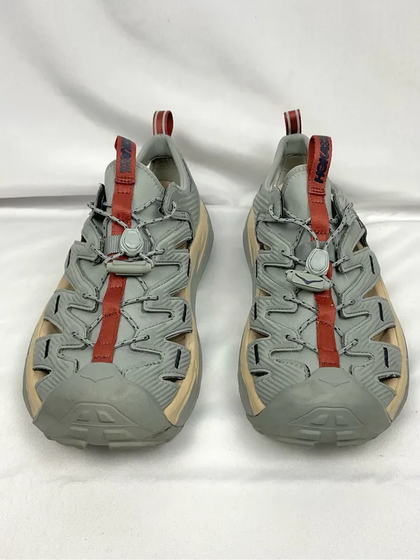 HOKA ONE ONE Hopara Hiking Sandals Limestone Shifting Sand Grey Women’s Sz 8.5 - Image 2