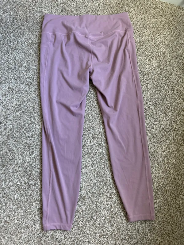 Women's Mauve High-Waist Active Leggings XXL Athleisure Stretch Work Out - Image 3