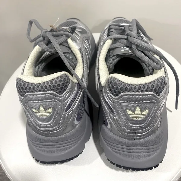 Adidas Ozmillen Sneakers Women 6.5 Gray Purple Y2K Chunky Dad Shoes NWT - Image 7