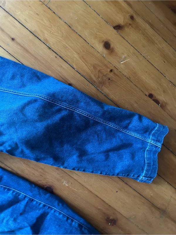 ☀️3/$25 Madewell Tapered Denim Trousers High Rise Comfort Barrel 31 - Image 4