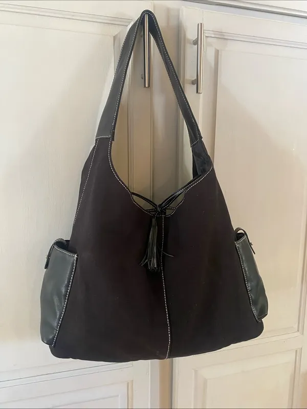 GIVENCHY PARFUMS LADIES vintage LARGE CANVAS BAG - Image 2