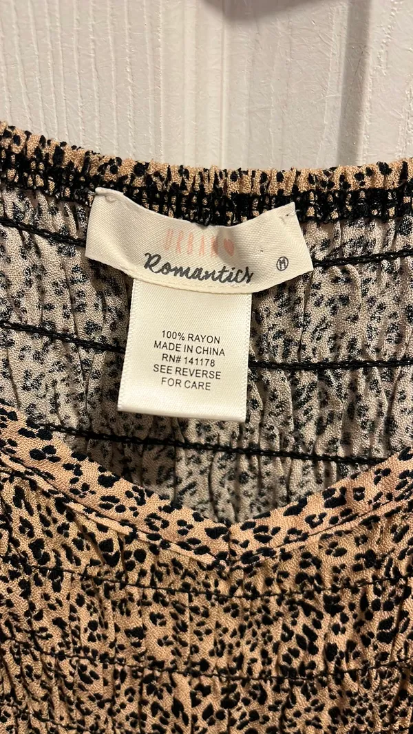Tank Top Urban Romantics Cheetah Print - Image 3