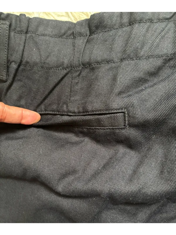 GAP Black Women’s Straight-Leg Twill Elasticized Pant Size L - Image 15