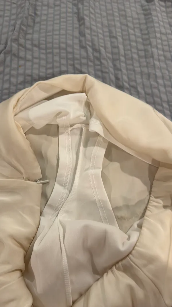 Silk Dress Amazon White - Image 5