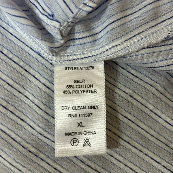 ASTR the Label striped poplin‎ wrap button down shirt tunic size XL BIN L - Image 9