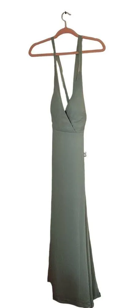 Birdy Grey Moni Convertible Bridesmaids Dress In Sage Green XS NWT - Image 5