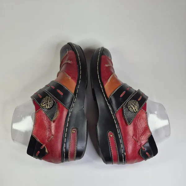 L’artiste Spring Step Leather Clog Mules Comfort Sz 40 Us 9-9.5 Heel - Image 5